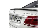 Шильдик S-model Mercedes-Benz E 63 AMG W212, хромированный на черном фоне — фото 2