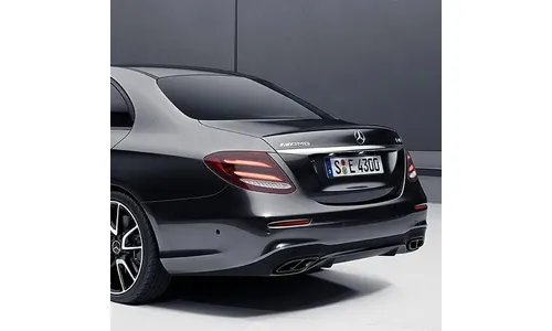 Чёрные накладки выхлопа E 43 AMG для Mercedes-Benz E-Класса W213/S213 — фото 2