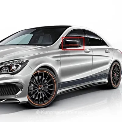 Комплект наклеек Orange Art на корпуса зеркал Mercedes-AMG A / CLA / GLA 45 — фото 1