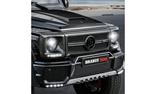 Решетка Brabus из глянцевого карбона для Mercedes-Benz G-Класс W463 AMG — фото 3