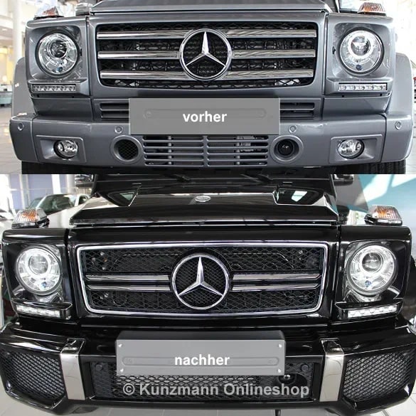 Решетка G 63 AMG Mercedes-Benz G-Класс W463 с загрунтованной рамкой — фото 4
