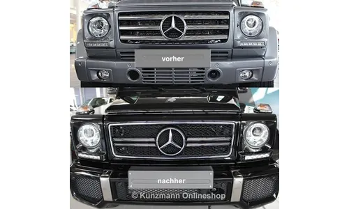 Решетка G 63 AMG Mercedes-Benz G-Класс W463 с загрунтованной рамкой — фото 4