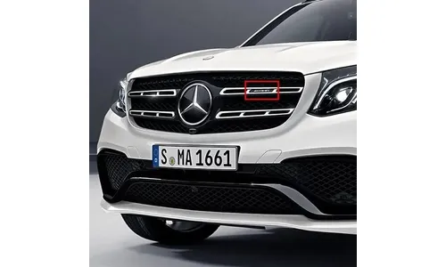 Шильдик AMG для решетки Mercedes-Benz GLS X166 с крепежом — фото 2