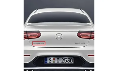 Шильдик AMG Mercedes-Benz GLC X253/C253 на крышку багажника — фото 1