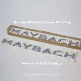 Шильдик Maybach Mercedes-Benz S-Class W222/V222/X222 на крышку багажника — фото 4