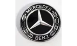 Эмблема Mercedes-Benz V / Vito W447 на капот, черный глянцевый — фото 2