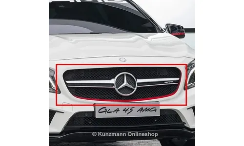 Красная декоративная пленка решетки GLA 45 AMG Edition 1 Mercedes-Benz GLA X156 — фото 1