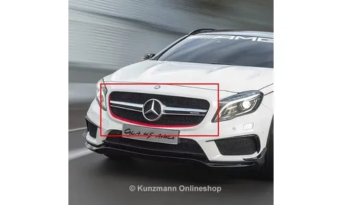 Красная декоративная пленка решетки GLA 45 AMG Edition 1 Mercedes-Benz GLA X156 — фото 2