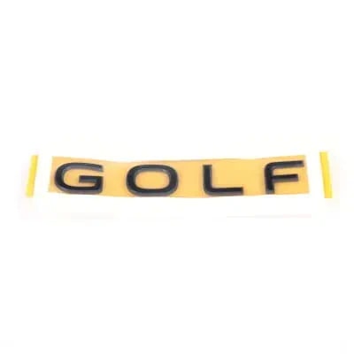 Шильдик Golf Volkswagen Golf 8 CD на крышку багажника, черный — фото 1