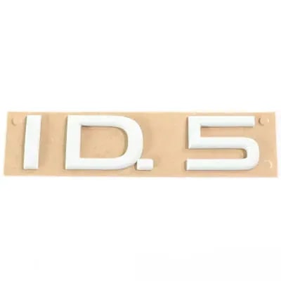 Шильдик ID.5 Volkswagen ID.5 на крышку багажника, белый — фото 1