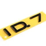 Шильдик ID.7 Volkswagen ID.7 на крышку багажника, черный глянцевый — фото 3
